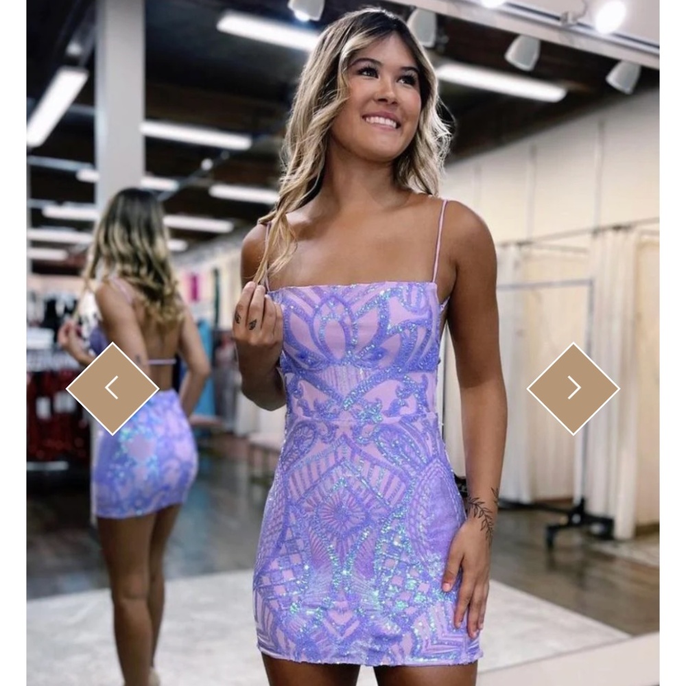 Sequin short dress